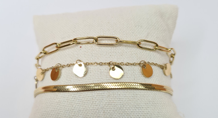 Pulseiras em Aço Inoxidavel Marls BIju