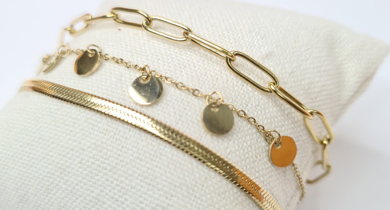 Pulseiras em Aço Inoxidavel Marls BIju