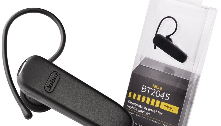 Auricular bluetooth um lado JABRA BT-2045 em caixa