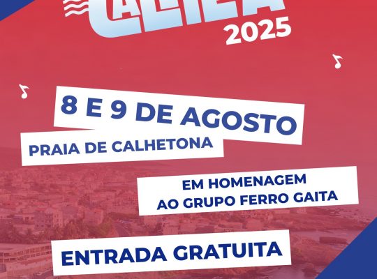 FESTIVAL CALHETA 2025 | 8 á 9 Agosto – São Miguel