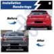 Rear Bumper Diffuser Lip Sports Spoiler